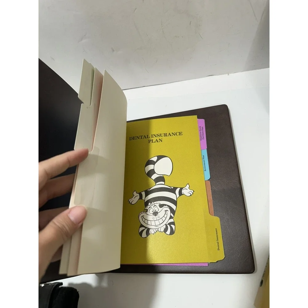 1981 Walt Disney Productions Employee Benefit Program Handbook Manual binder WDI